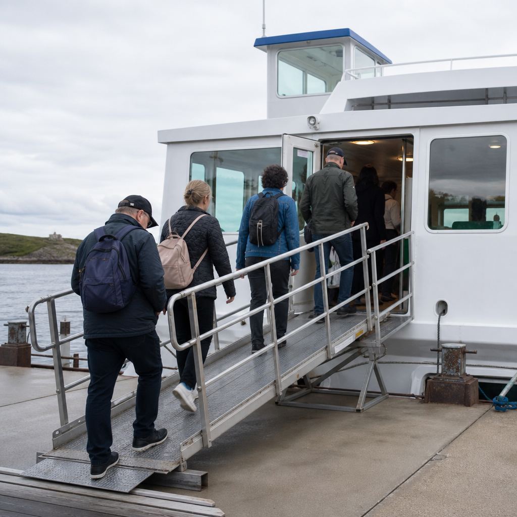 New gangway sensors cut boarding bottlenecks on Route B