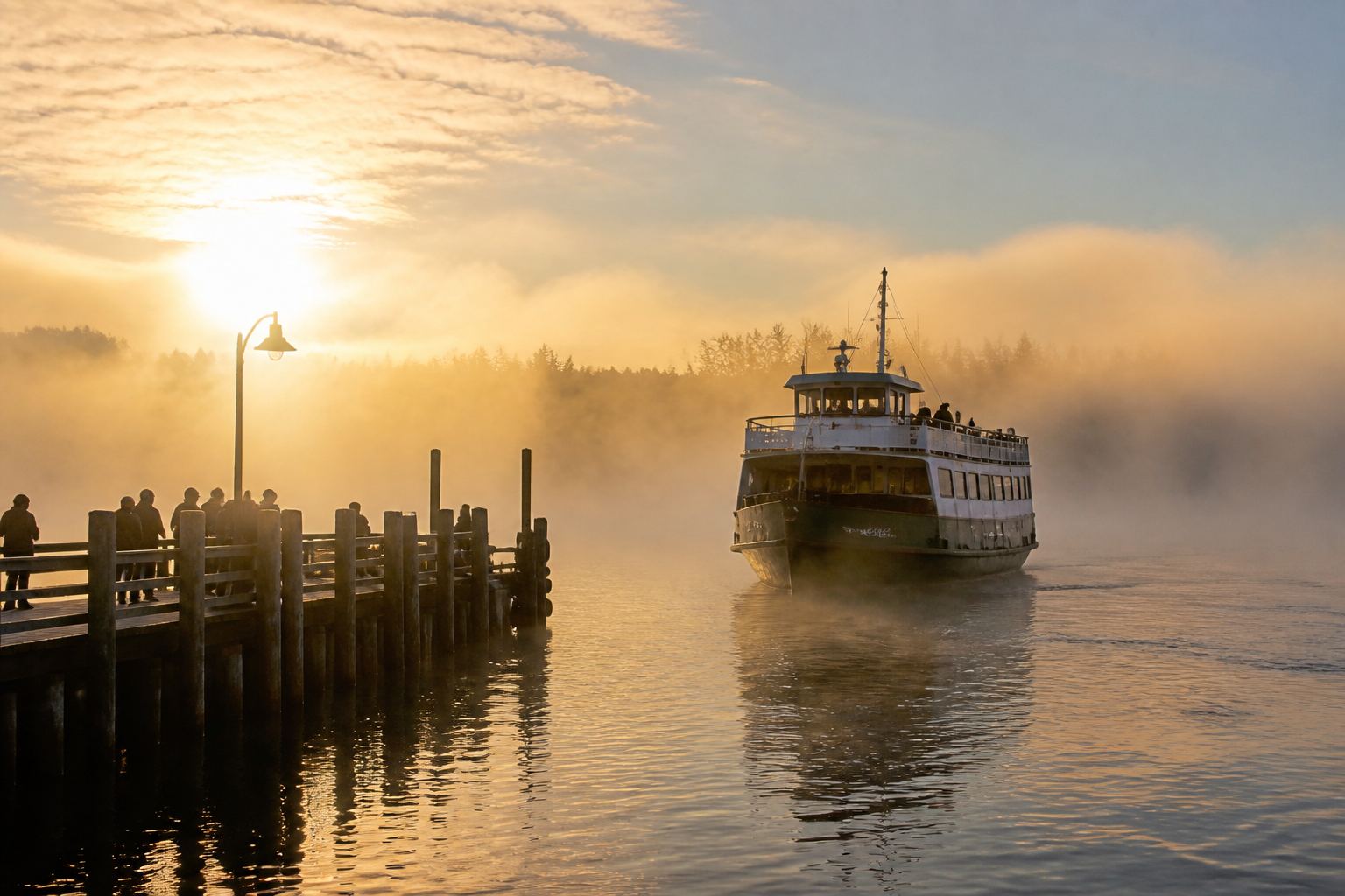 Morning fog clears: Island run restores full half-hour cadence